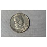 1961 FRANKLIN SILVER HALF DOLLAR