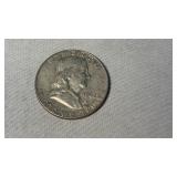 1962 FRANKLIN SILVER HALF DOLLAR