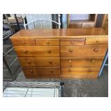 PINE 10 DRAWER DRESSER