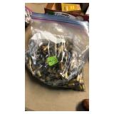 BAG OF MISC BRASS 45 AUTO, 9MM & OTHERS