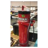 LINCOLN WELDING ROD STORAGE CAN, RED