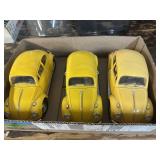 3 DIE CAST VOLKSWAGON BETTLES