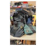 GROUP OF BAGS & FANNY PACKS INCLUDING EDDIE BAUER