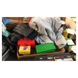 BX W/ GLOVES, CARHART 2XL HOODIE, LEAD & CARTRIDGE