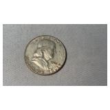 1961 FRANKLIN SILVER HALF DOLLAR