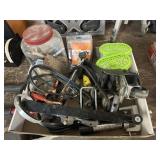 BX W/ SPOKE SHAVE, BRACKETS, CASTERS, JUMPER