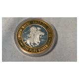 .999 FINE SILVER 1oz CASINO TOKEN