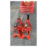 4 THREE TON JACK STANDS