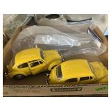2 DIE CAST VOLKSWAGON BEETLES & MOLD