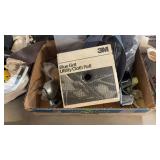 BX W/ SAFETY GLASSES, UTILITY SANDING CLOTH, 12'