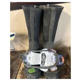 PR OF MUCK BOOTS SIZE 12 /12.5 W/ YACK TRACKS GRIP