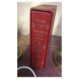 LORD OF THE RINGS BOUND BOOK W/ CASE, RED