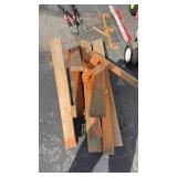 4 WOOD SAW HORSES