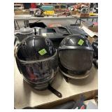 2 FULL COVERAGE MOTORCYCLE HELMETS- ARAI &