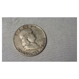 1948 FRANKLIN SILVER HALF DOLLAR