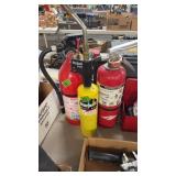 2 FIRE EXTINGUISHERS & BUTANE TORCH