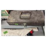 METAL BOX W/ CRAFTSMAN SPECIALTY WRENCHES & MISC