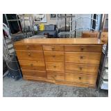 PINE 12 DRAWER DRESSER