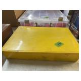 YELLOW ORGANIZER W/ CONTENTS