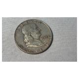 1962 FRANKLIN SILVER HALF DOLLAR