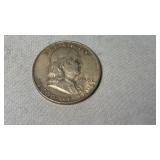 1950 FRANKLIN SILVER HALF DOLLAR