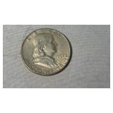 1961 FRANKLIN SILVER HALF DOLLAR