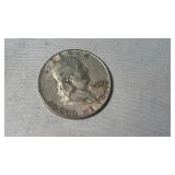 1960 FRANKLIN SILVER HALF DOLLAR