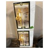 2 NEW HAMPTON BAY MOTION SENSING OUTDOOR LIGHTS