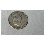 1948 FRANKLIN SILVER HALF DOLLAR
