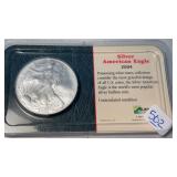 2004 1oz SILVER EAGLE