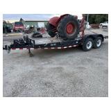 LOAD TRAIL 16' TANDEM AXLE FLATBED TRAILER. W/