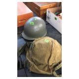 2 ARMY HELMETS