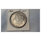 1900 MORGAN SILVER DOLLAR