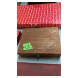 TAPER PARALLEL GUAGE SET IN WOOD BOX BROWN &