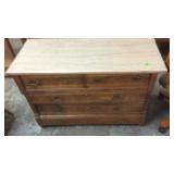 ANTIQUE MARBLE TOP DRESSER