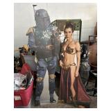 PRINCESS LEAH CUT OUT & STAR WARS GUY CUT OUT