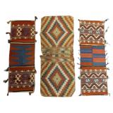 3 PAIR OF SADDLE BAGS TURKISH KILIM