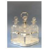 PAUL STORR, 1805 STERLING SILVER CRUET STAND