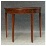 MAHOGANY CHIPPENDALE CARD TABLE C.1800 W/ MOLDED