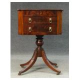 NYC WORK TABLE C. 1815 ATTRIB. TO J. CURTIS
