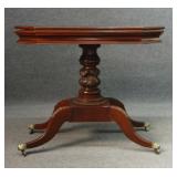 FEDERAL PERIOD MAHOGANY CARD TABLE