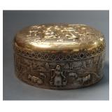 HOLLAND DUTCH SILVER HINGED LID BOX