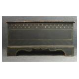 BLANKET CHEST W/ MASONIC DECORATION