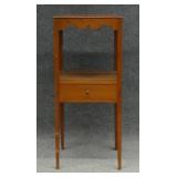 COUNTRY HEPPLEWHITE CHERRY WASH STAND W/ DRAWER