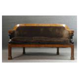BIEDERMEIER SOFA W/ EBONIZED ELEMENTS