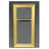 FEDERAL PERIOD 2 PANEL PIER MIRROR, ORIG GLASS