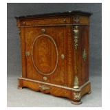 CONTINENTAL MARBLE TOP CREDENZA, ORMOLU MOUNTS