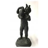 GRAND TOUR BRONZE "ANGEL & DOLPHIN" C.1900