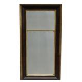 PARCEL GILT MAHOGANY PIER MIRROR (51" X 26 1/2" )