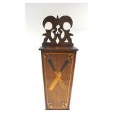 ENGLISH WALL BOX W/ CUTLERY MOTIF INLAYS